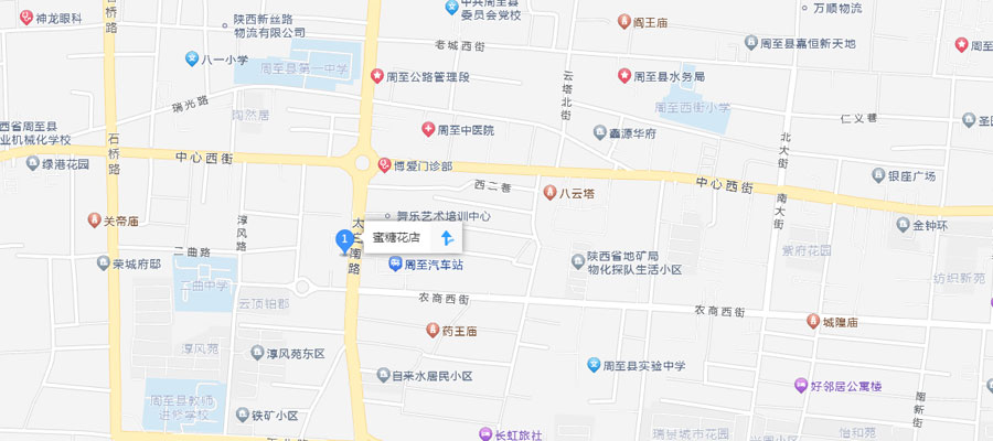 西安蜜糖花店位置